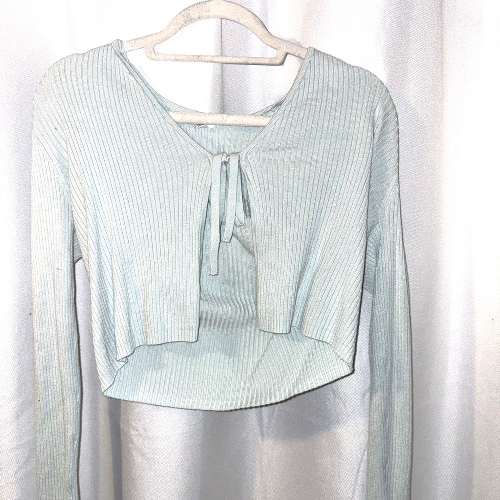Aeropostale Light Blue Crop Top